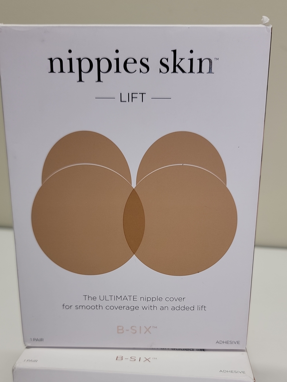 Nippies Skin Lift Silicone Adhesive Breast Lift Cups Sz D+ Caramel
